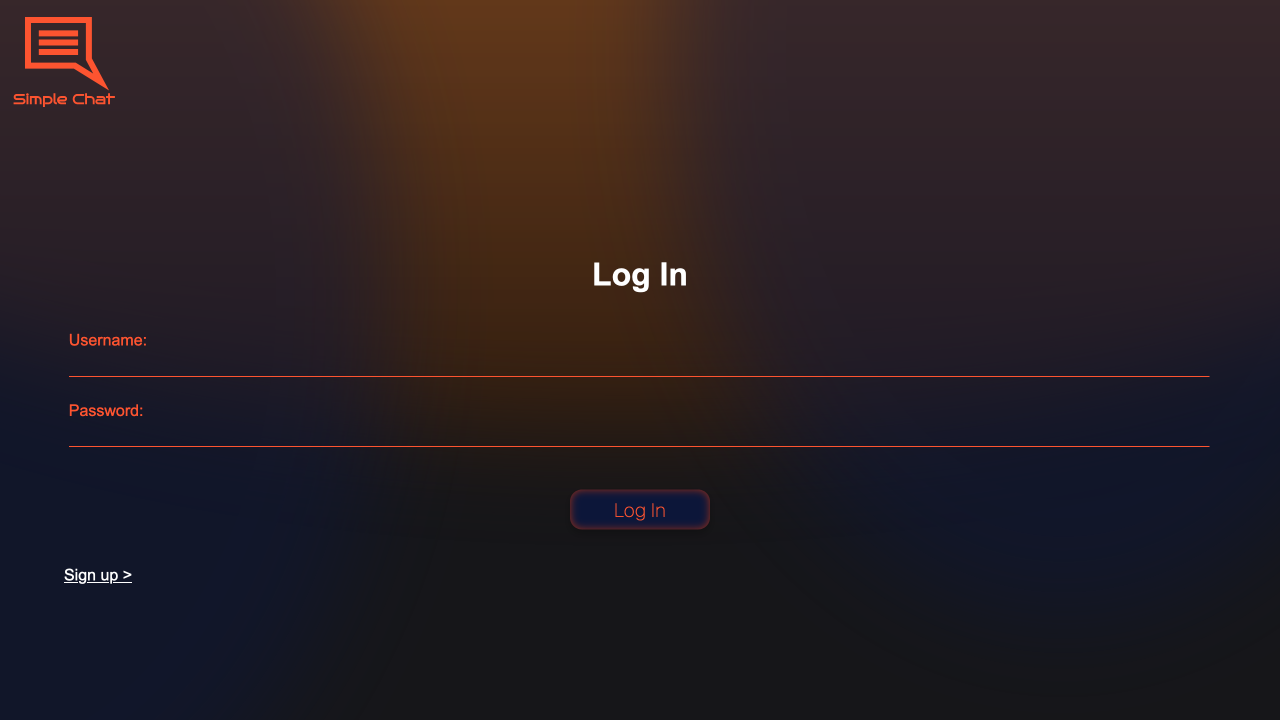 Log-in Page